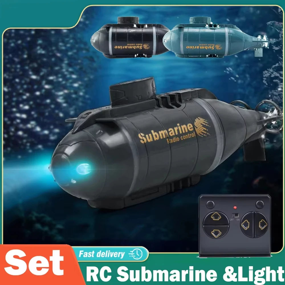 Mini Barco Submarino RC Eléctrico de Alta Velocidad para Niños