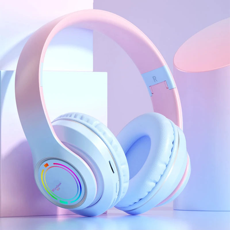 Auriculares Bluetooth Infantiles con Luces LED y Micrófono