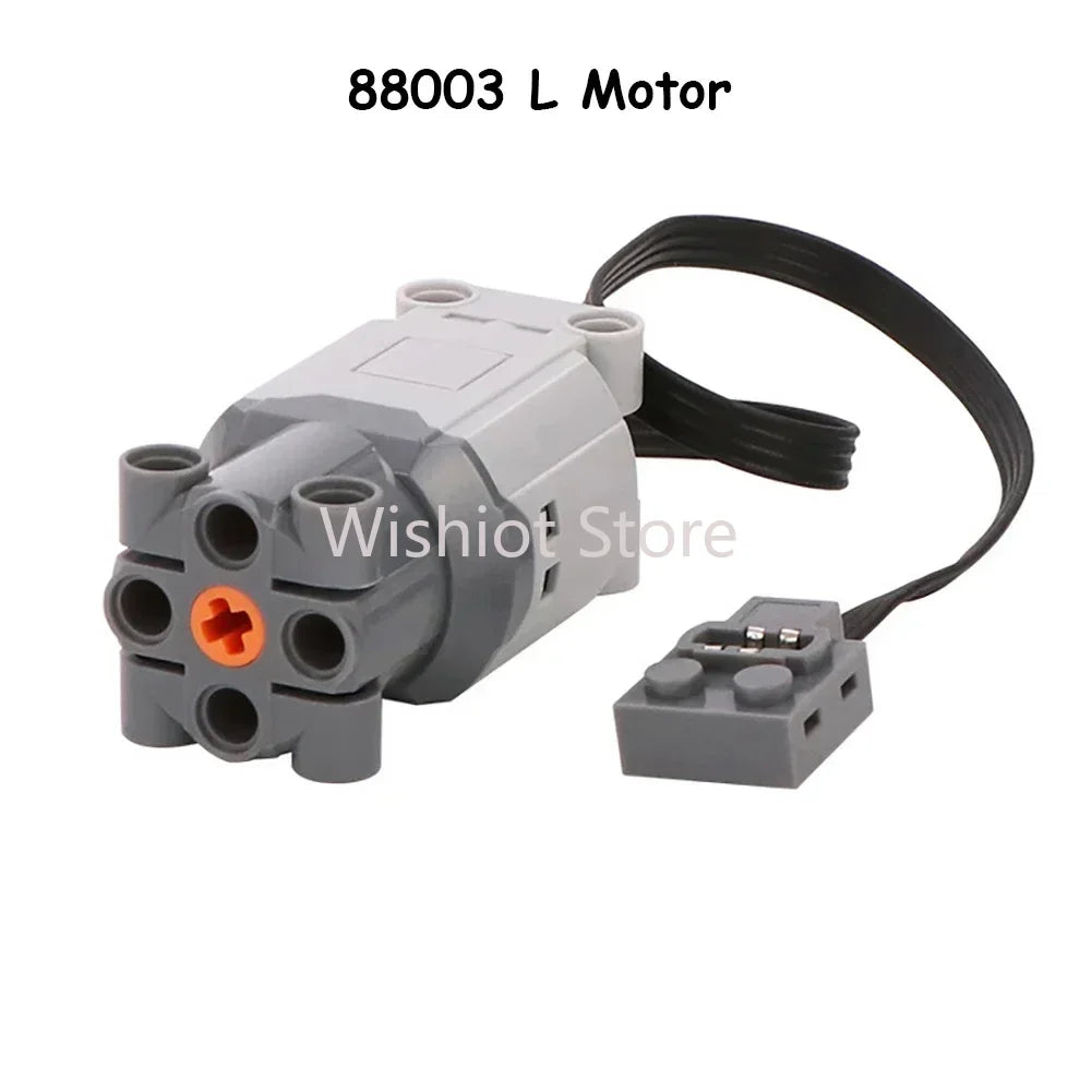 Funciones de energía técnica MOC compatibles con Legoeds, Motor M 8883, Control remoto modificado, grupo de energía, tren, caja de batería de litio 9686