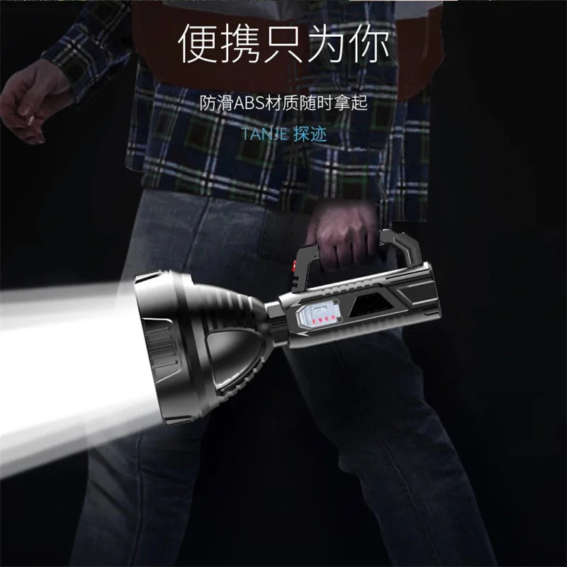 Linterna LED Portátil Reflectora Recargable para Acampar