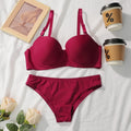 Conjunto de Sujetador Push Up y Bragas para Mujer