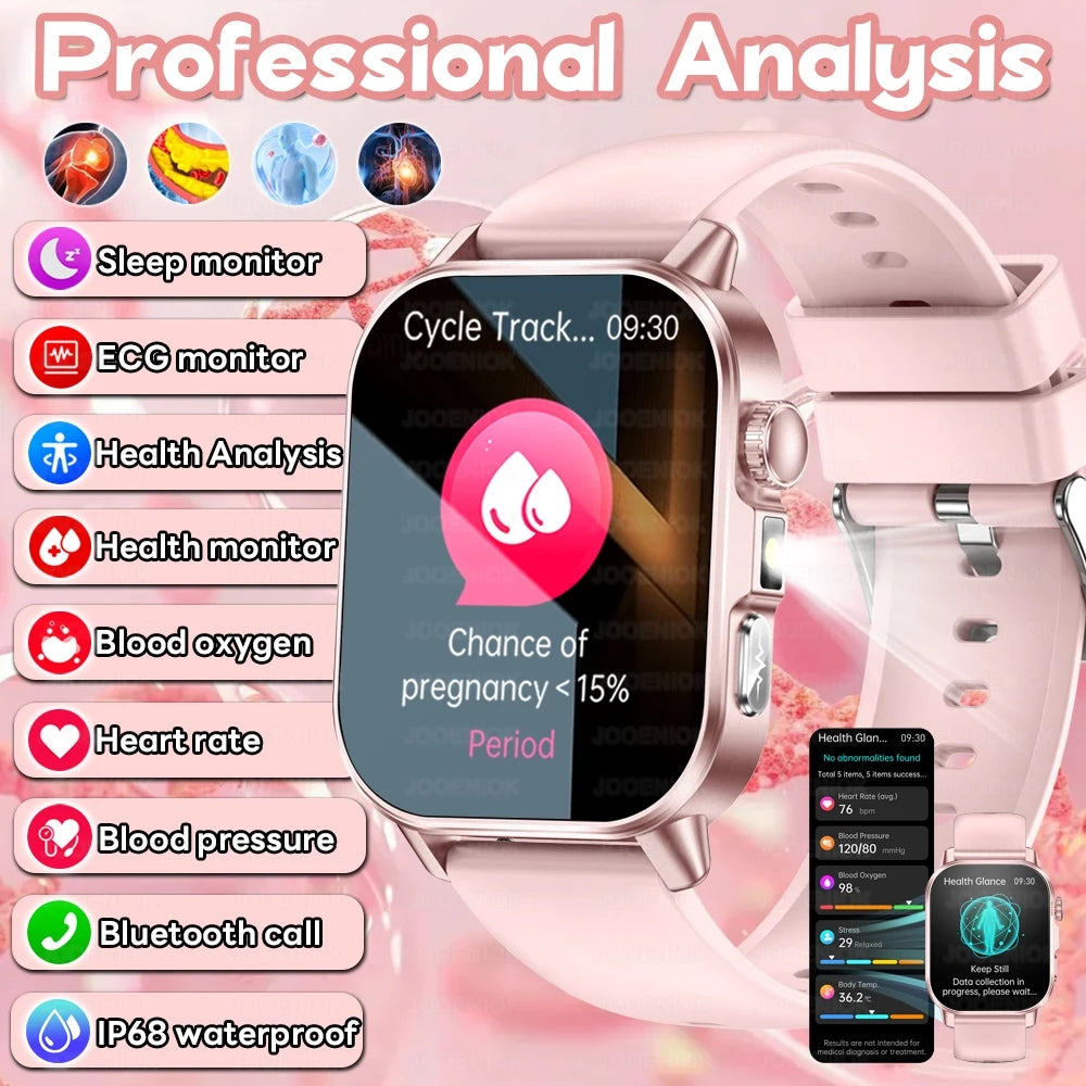 Reloj Inteligente ECG+HRV Monitor de Salud