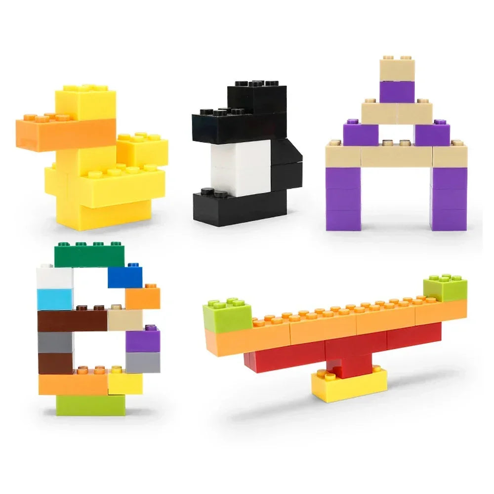 Creativo 125g/250g DIY bloques de construcción coloridos conjunto a granel montaje clásico educativo pequeños ladrillos de pellets juguetes para niños regalos