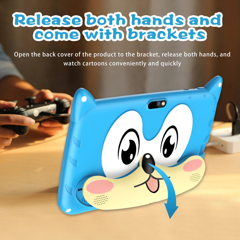 Nuevo Google 5G WiFi tabletas para niños 7 pulgadas Quad Core 4GB RAM 64GB ROM barato para niños regalo educativo aprendizaje 4000mAh Tablet Pc