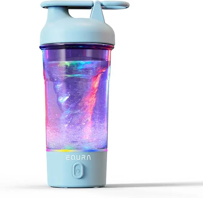 Botella Agitadora Eléctrica 25oz para Batidos de Proteínas con Carga USB-C