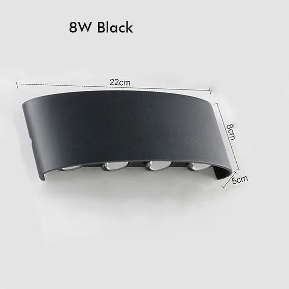 Lámpara de Pared Smart RGB Exterior Tuya Compatible Alexa