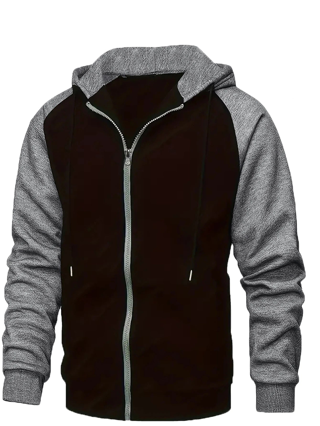 Buzo con Capucha y Cremallera Unisex Talla Grande