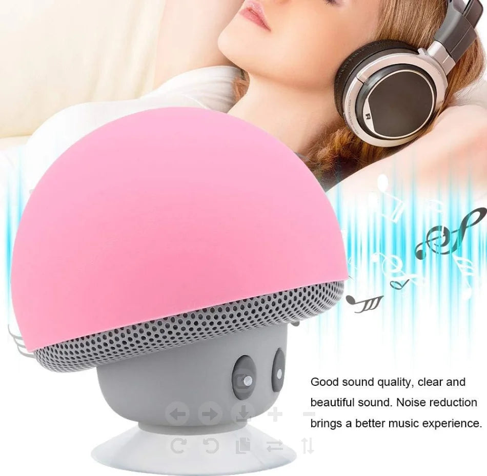 Altavoz Bluetooth Portátil con Ventosa y Subwoofer