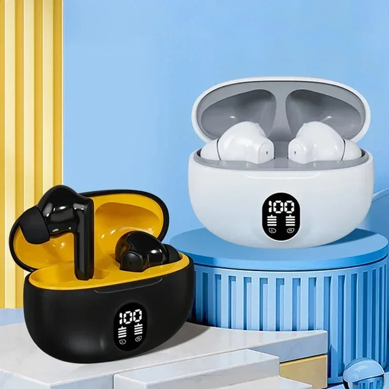 Auriculares inalámbricos TWS 895b, auriculares Bluetooth 5,3 ENC, auriculares deportivos con pantalla LED de potencia y micrófono para teléfono inteligente