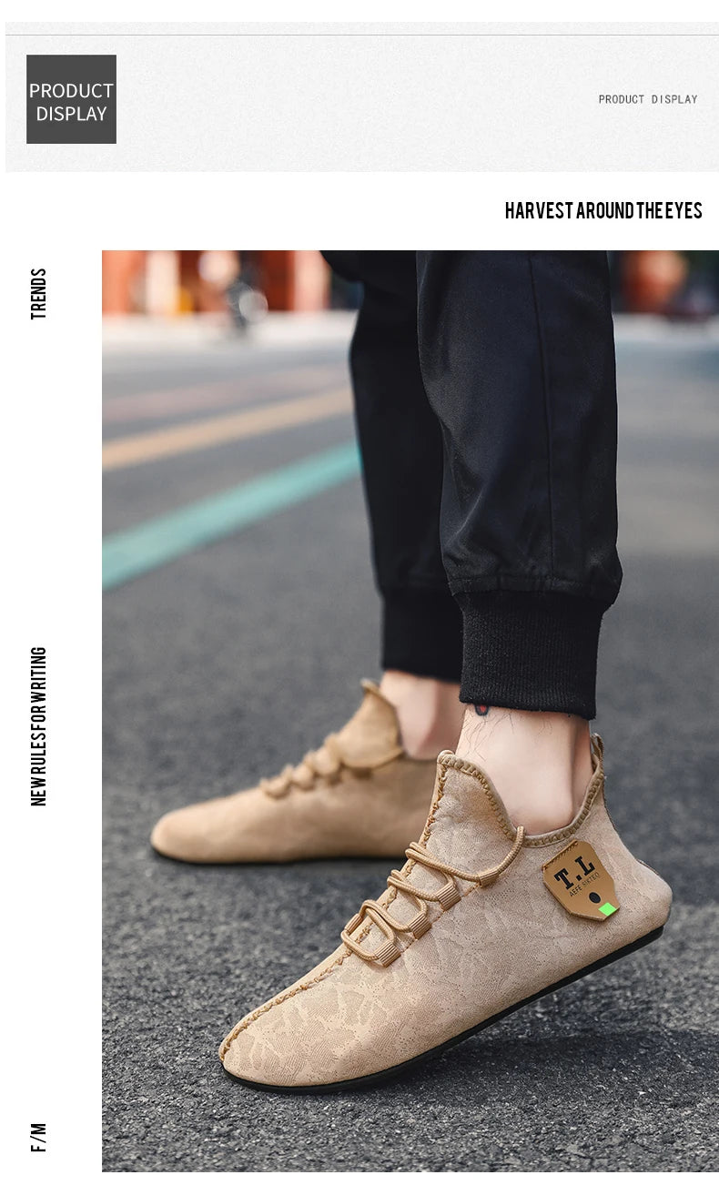 YRZL mocasines de malla para hombre, mocasines para conducir, zapatos planos de alta calidad para caminar, mocasines informales antideslizantes transpirables, zapatos de verano para hombre