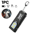 Llavero Linterna LED Mini Recargable Tipo C 550LM Portátil de Bolsillo
