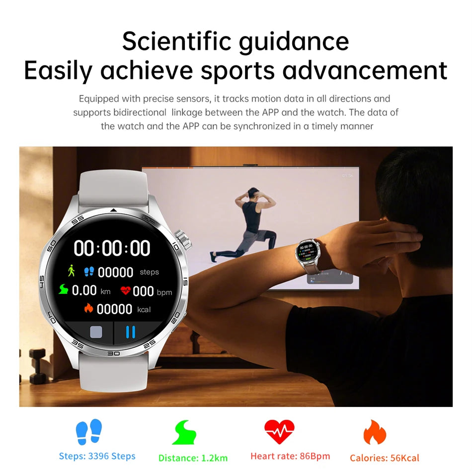 Reloj Inteligente 5 Pro con AMOLED, GPS, NFC, Brújula y Llamadas Bluetooth