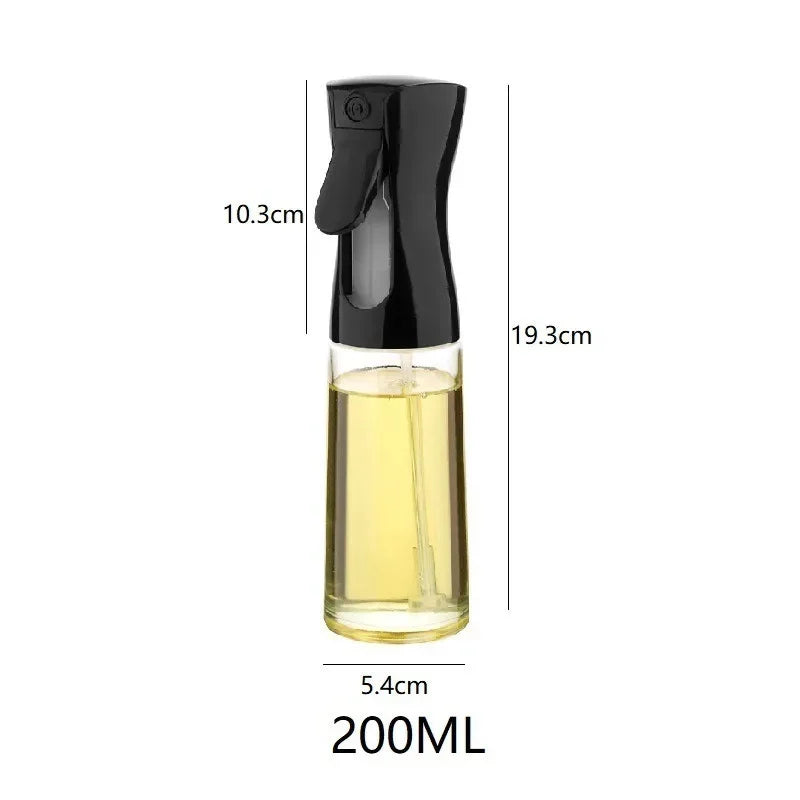 Spray de aceite para cocinar, botella dispensadora de aceite de oliva, pulverizador, niebla, vinagre de aceite de calidad alimentaria reutilizable, botella pulverizadora, accesorios de cocina
