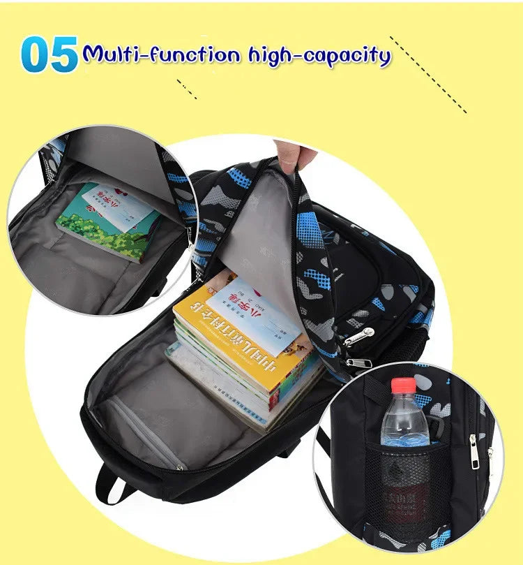 Mochila ortopédica impermeable para niños, mochilas escolares para niños, mochila escolar primaria, bolsa para libros