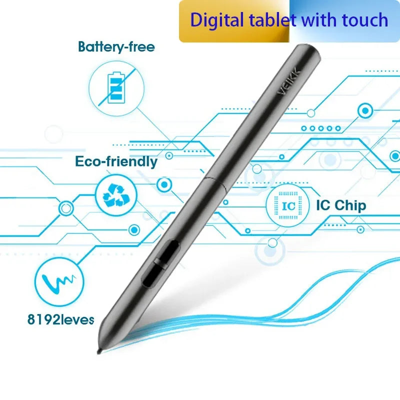 A30 10x6 pulgadas tableta de dibujo gráfico profesional interfaz tipo C con 8192 niveles sin batería para bloc de dibujo digital