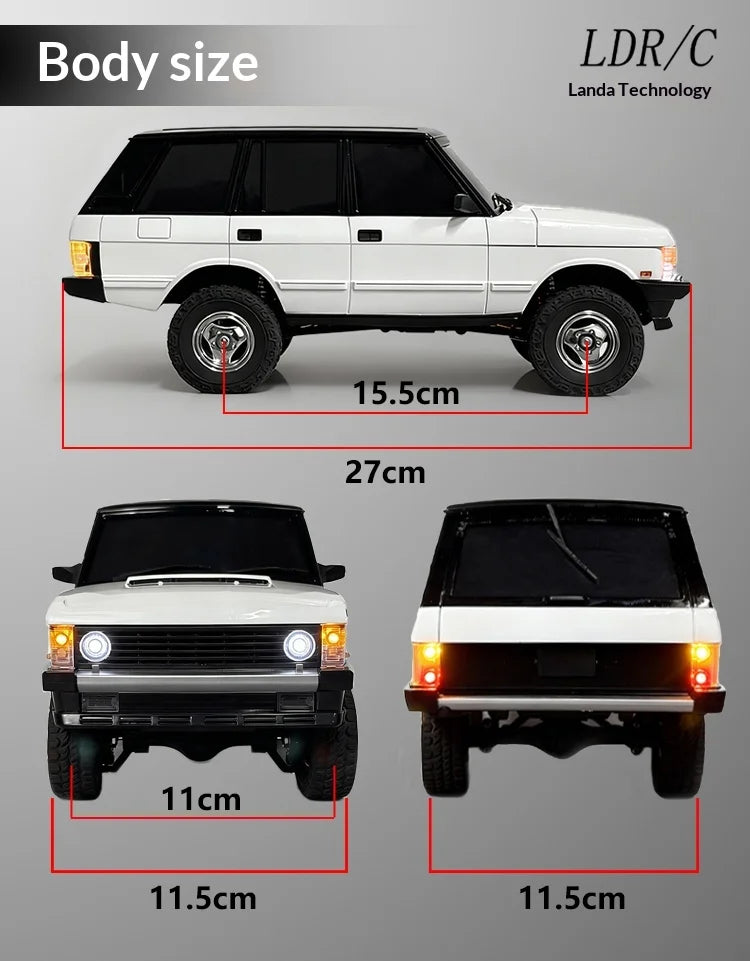 Coche RC Todoterreno 4x4 1:18 Motor Sin Escobillas regalo niños