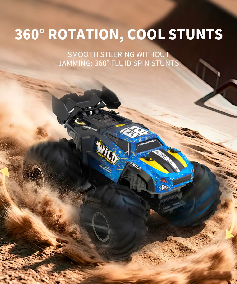 Monster Truck RC Anfibio 4WD Control Remoto Tierra y Agua