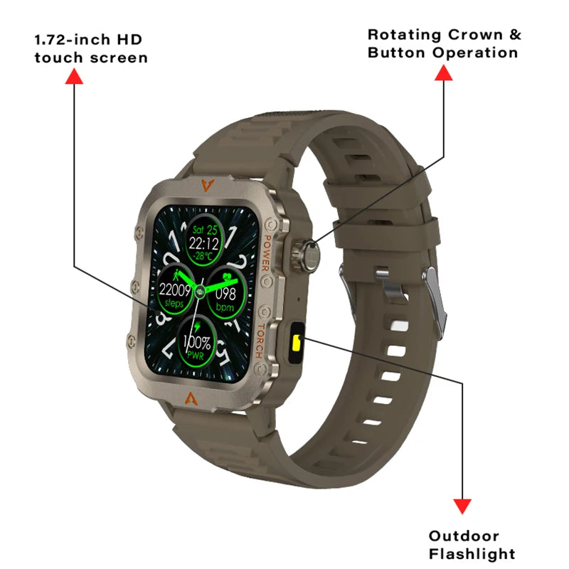 Reloj Inteligente con Monitor de Actividad Física y Bluetooth