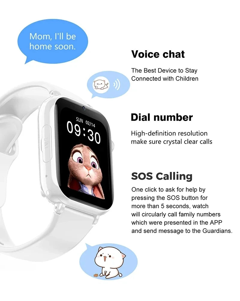 Reloj Inteligente Niños GPS 5G SOS Cámara