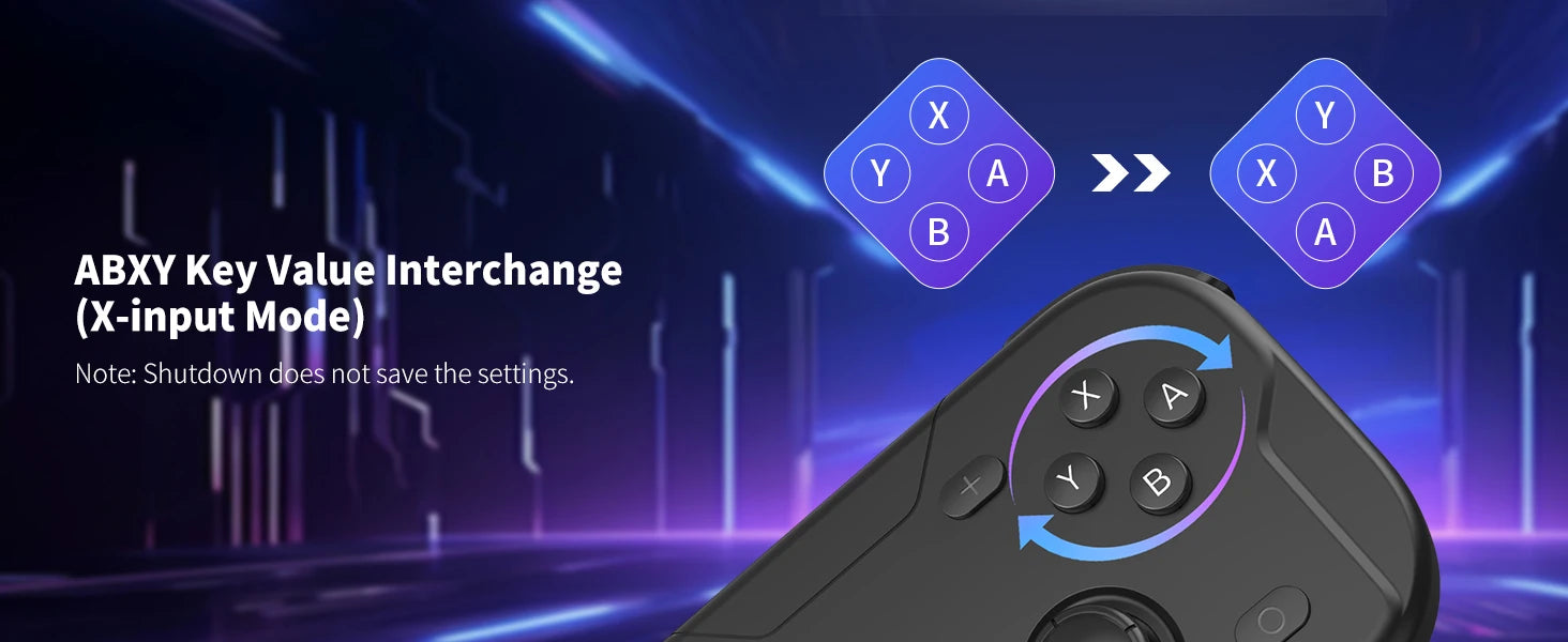 AceGamer-controlador de juego de bolsillo, Joysticks Hall portátiles, mando Bluetooth de 1000Hz para Switch/Switch2/Android/iOS/PC/Steamdeck