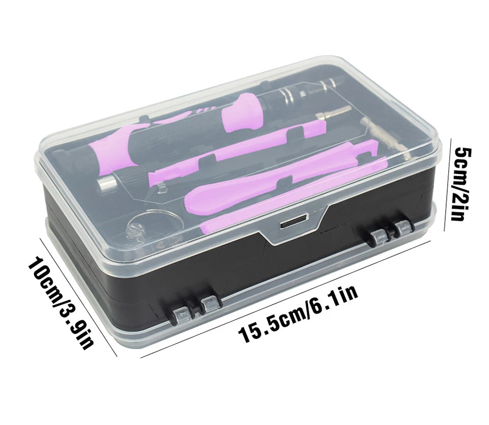 Juego de destornilladores de precisión 115 en 1, Kit de herramientas de reparación magnética multifuncional para ordenador, portátil, teléfono, MacBook, reparaciones domésticas
