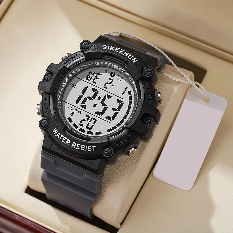 Reloj Digital Deportivo con Cronómetro y Calendario