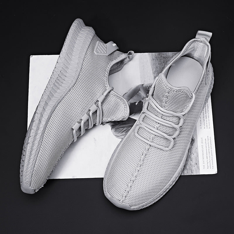 Zapatillas de correr transpirables para hombre, zapatos informales con plataforma a la moda para hombre, zapatos vulcanizados ligeros para mujer, zapatillas antideslizantes flexibles
