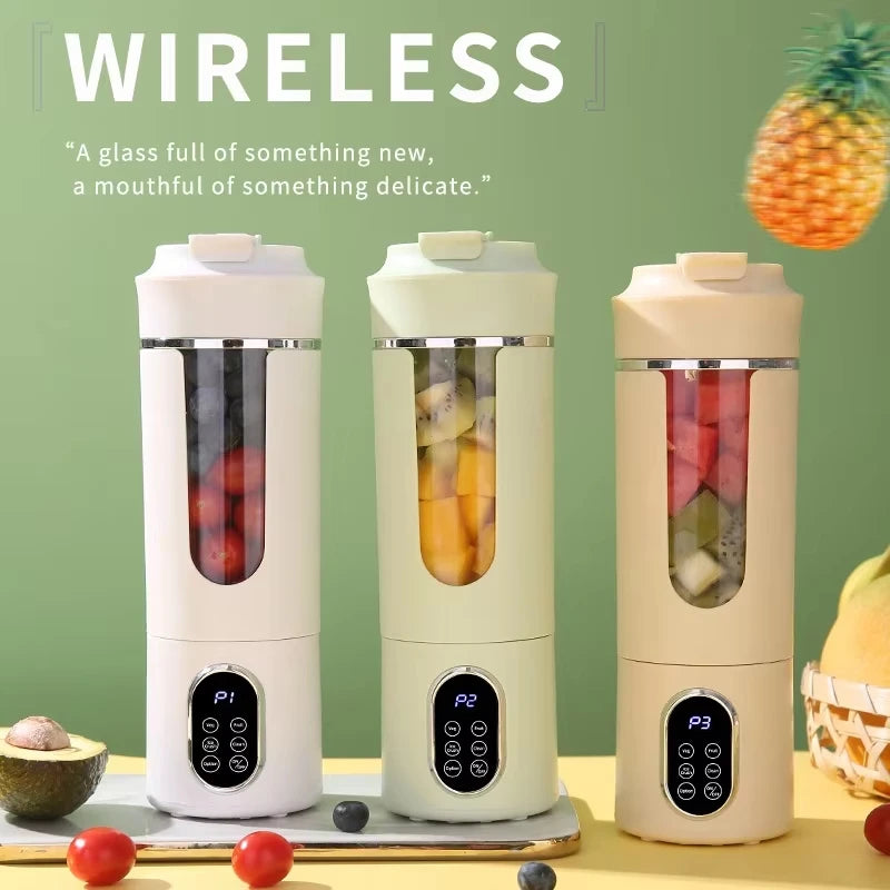 Exprimidor de Cítricos Portátil USB con 12 Cuchillas