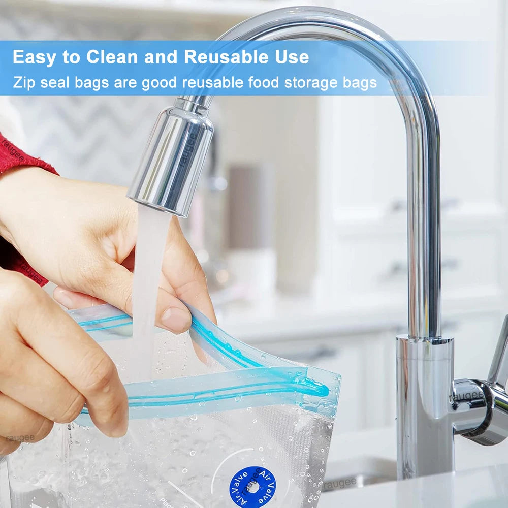 Bolsas de vacío reutilizables para almacenamiento de alimentos sin BPA