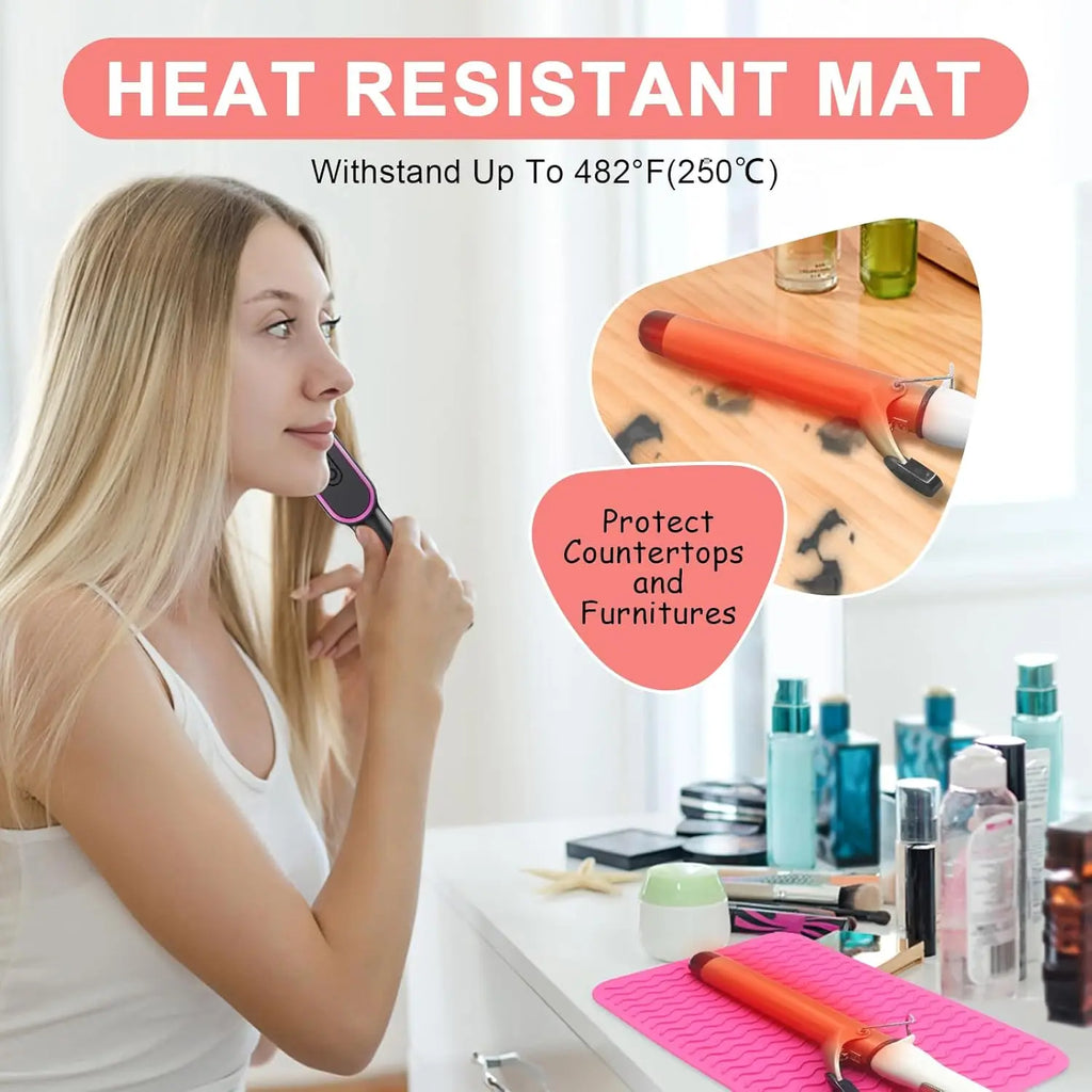Estera de Silicona Resistente al Calor para Viaje