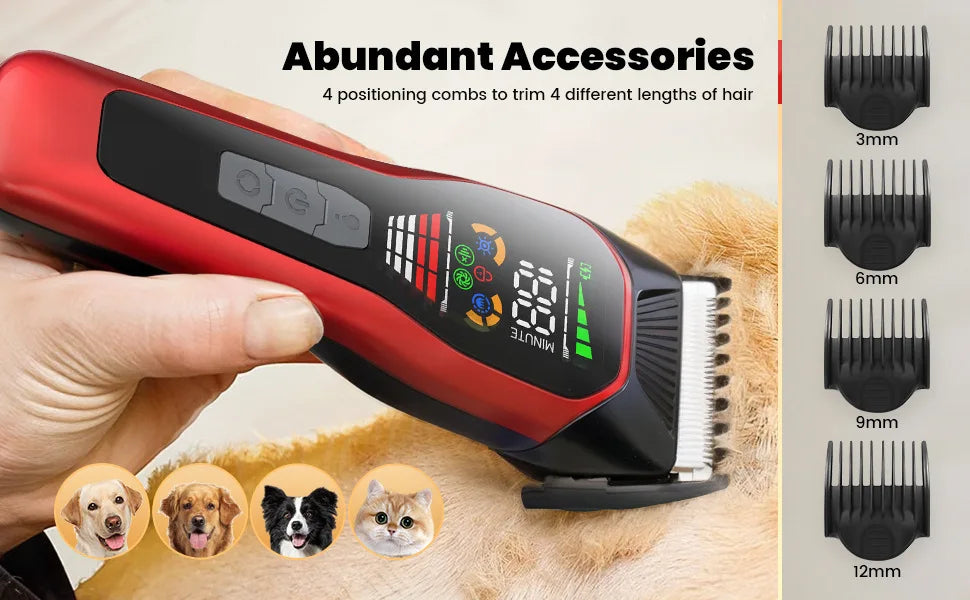 Cortadora de Pelo Profesional para Mascotas