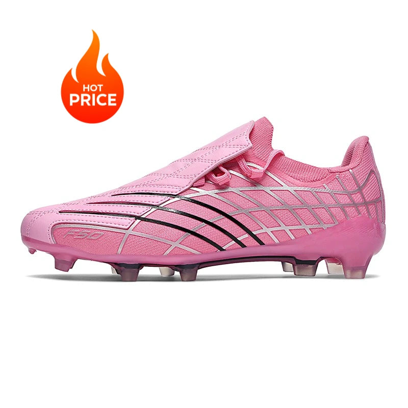 Botines de fútbol F50 FG estilo Spider unisex para terreno firme