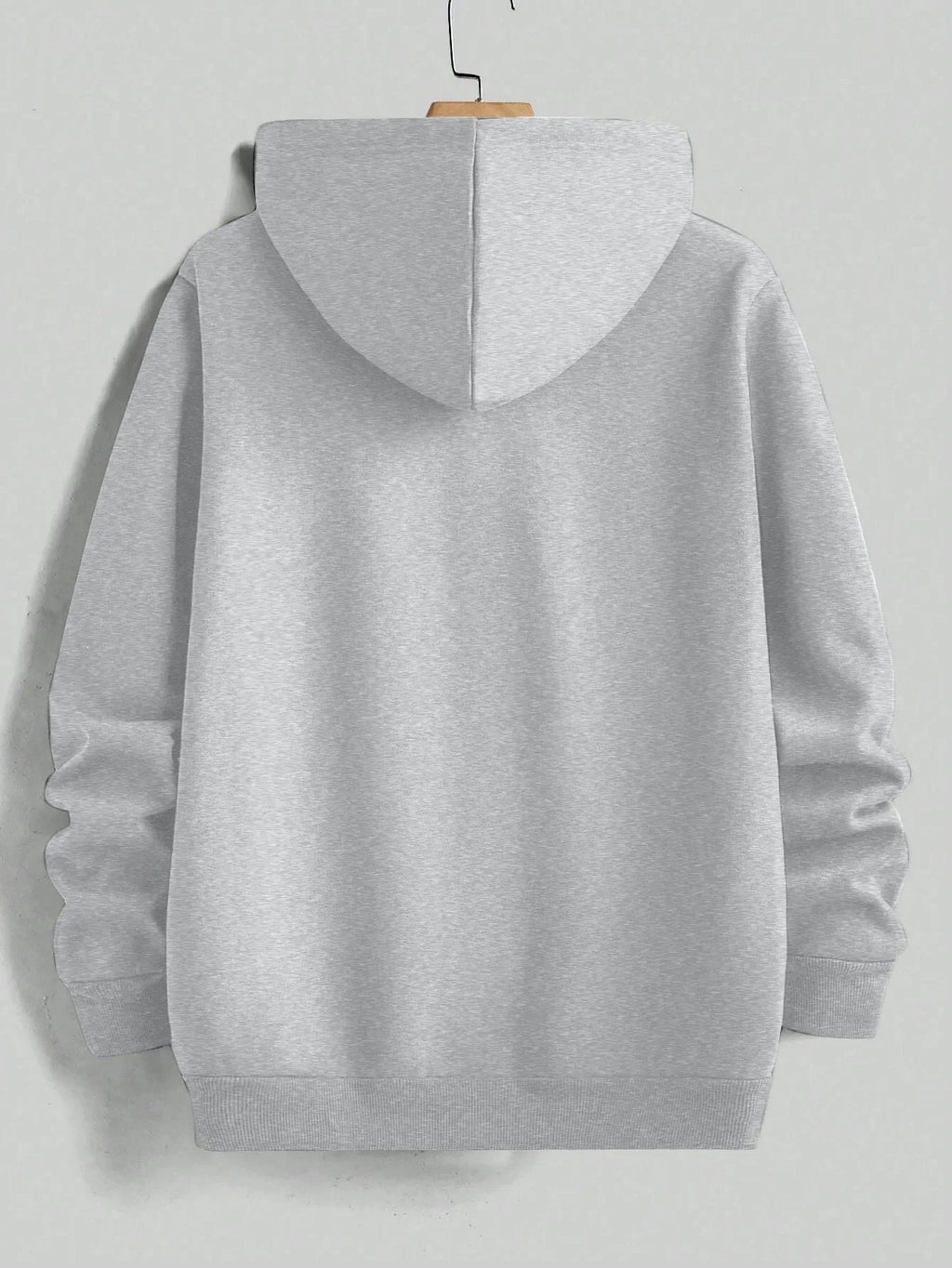 Sudadera con capucha retro premium para hombre, con estampado de letras inspirado en Boston, corte regular, cuello con capucha, estampado gráfico de color liso.