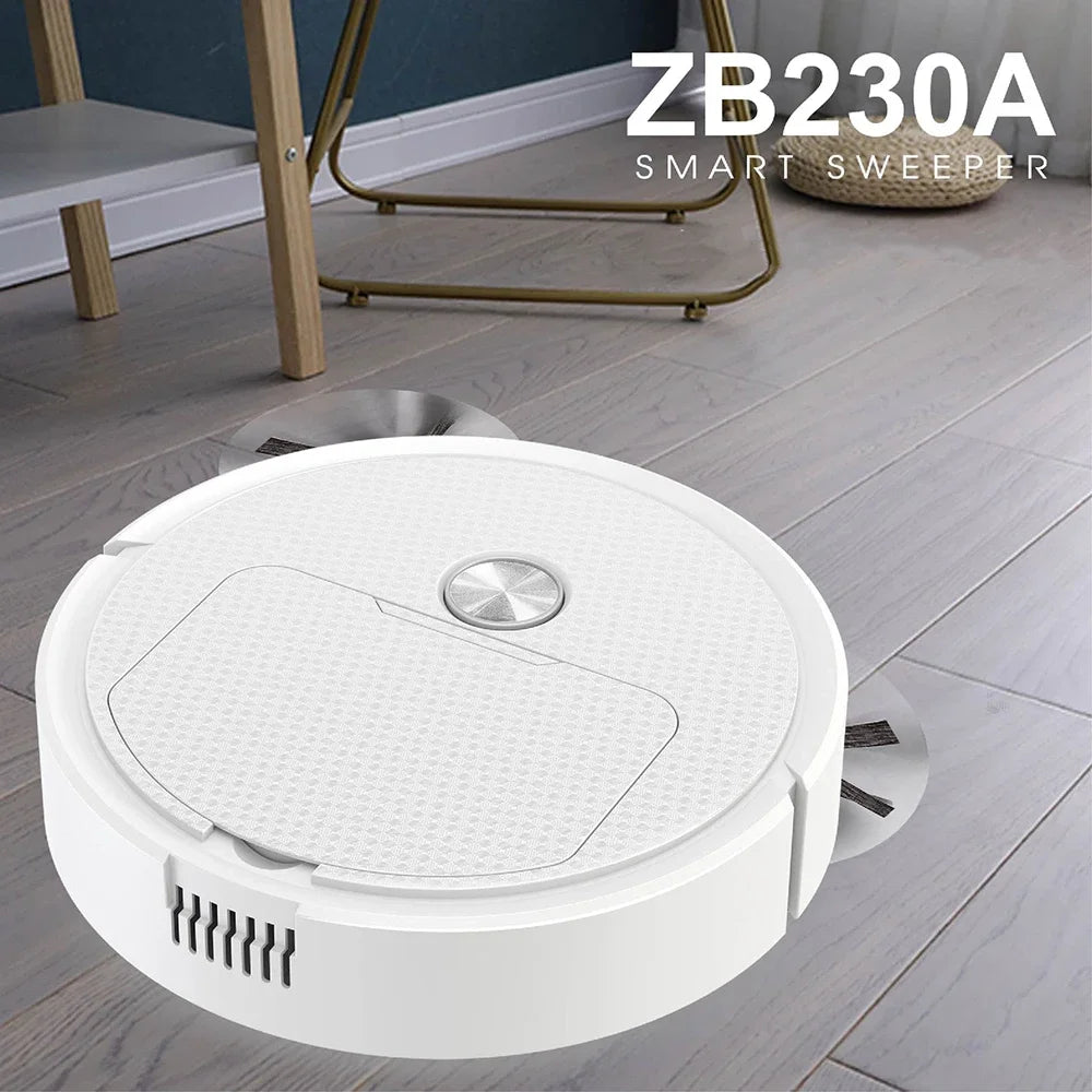 Robot Aspirador Mini 3 en 1, Inalámbrico para el Hogar, Barrido y Limpieza