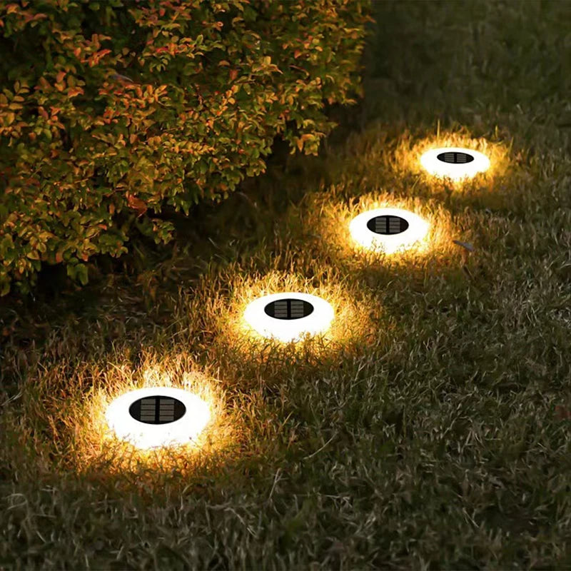 Luz Solar para Jardín, Paquete de 1/2/3/4 Unidades, Impermeable para Exteriores, Lámpara para Caminos, Iluminación de Paisaje para Patio, Entrada y Pasillos