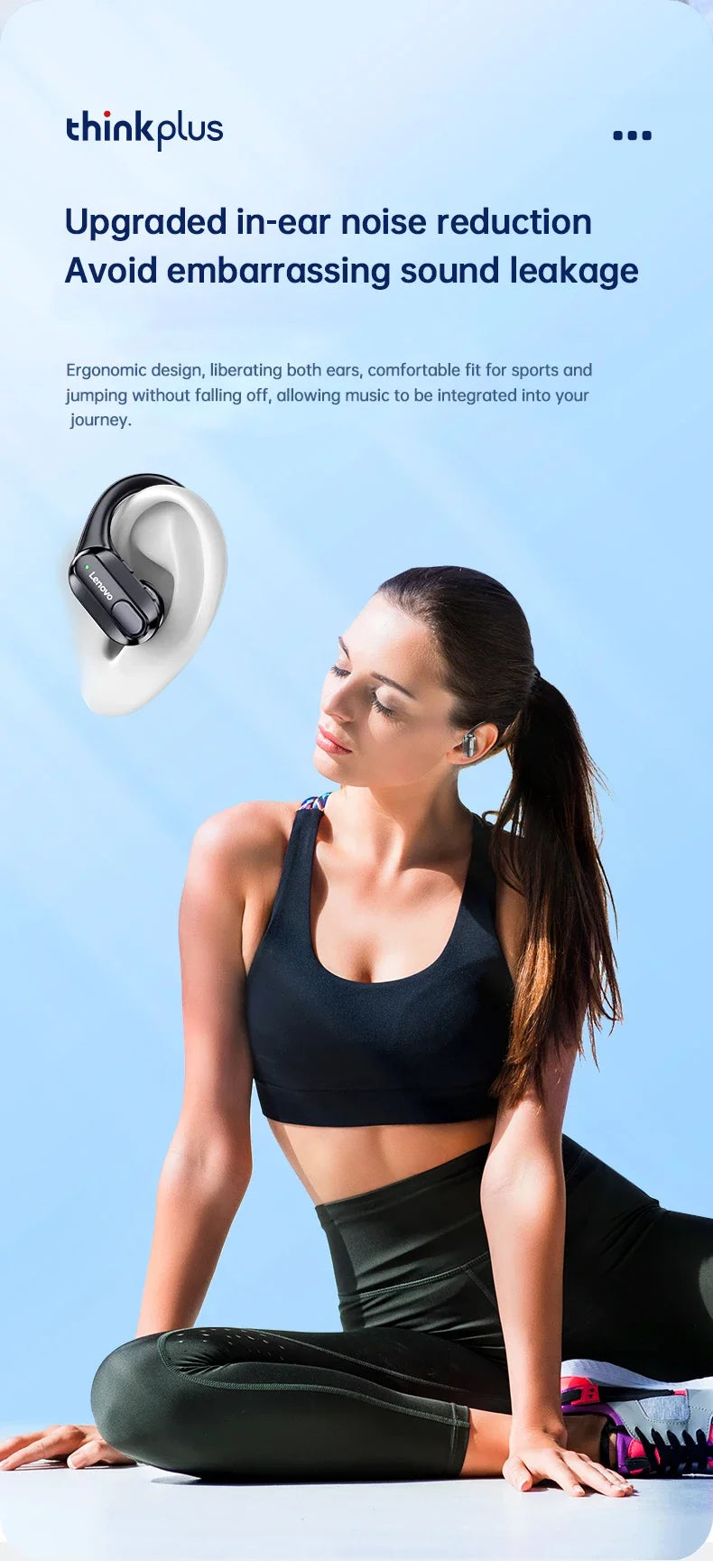 Auriculares Bluetooth Inalámbricos Lenovo XT80 con Micrófono