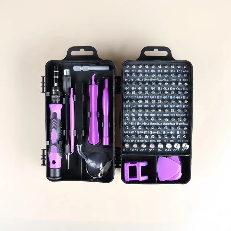 Kit Destornilladores Magnéticos 115 en 1 Multifuncional