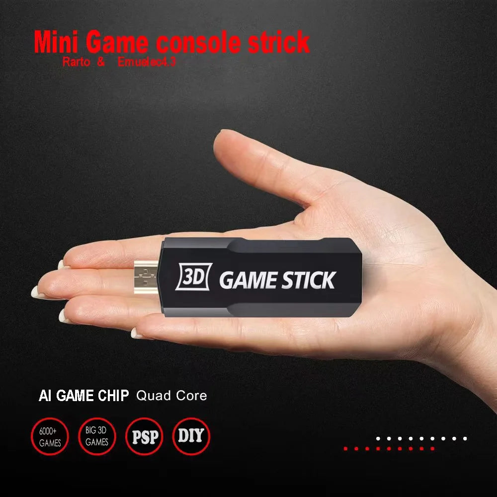 Consola de juegos X2 Ultra Home TV, más de 6000 juegos clásicos nostálgicos, controlador Dual inalámbrico de 2,4G, salida de alta definición 4K HDMI