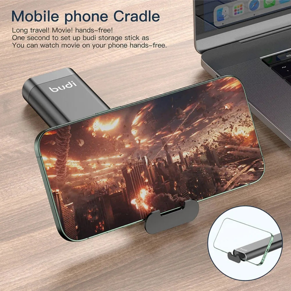 Estuche para Tarjetas de Memoria BUDI, Resistente a Golpes, Organiza SD y TF