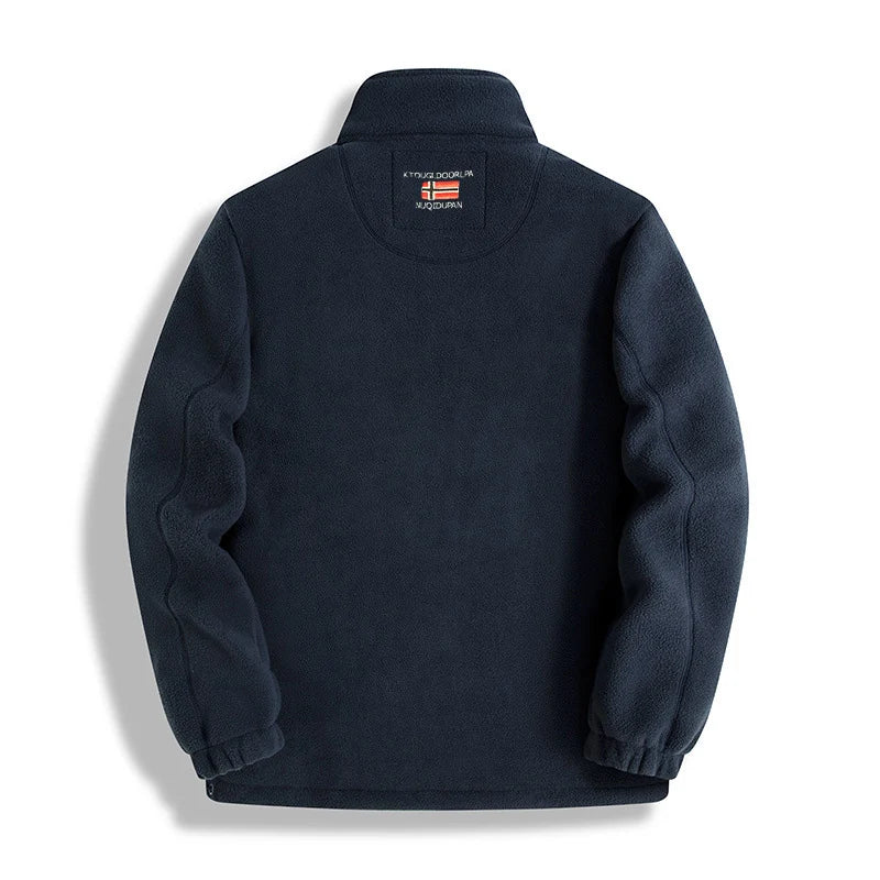 Chaqueta Polar de Invierno para Hombre con Cierre