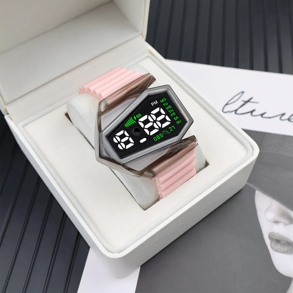 Reloj Digital Deportivo LED Táctil para Niños