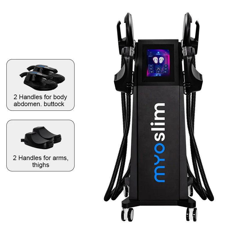 Máquina EMS para Esculpir el Cuerpo, Estimulación Muscular por Radiofrecuencia, Quema de Grasa, 6500W, Equipo de Adelgazamiento y Pérdida de Peso, Zero MYOslim EMS