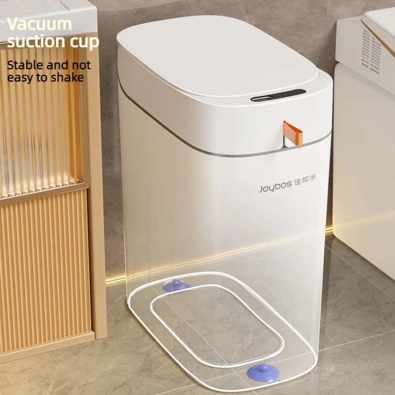 Cubo de basura inteligente Joybos, manos libres, adsorción automática de bolsas