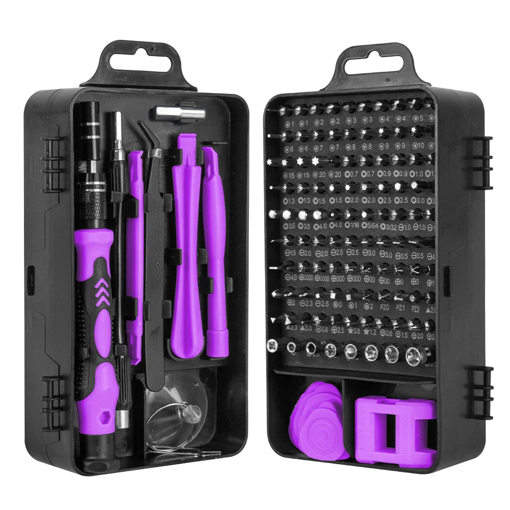 Kit Destornilladores de Precisión 115 en 1 Magnético