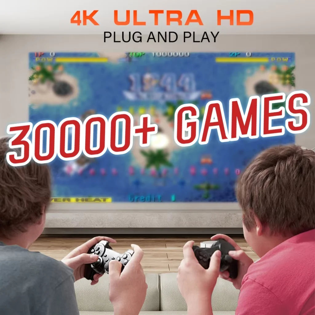 Proyector de juegos S40MAX Android 11, tarjeta TF de 64GB, controlador de juegos inalámbrico, WIFI Dual, 1280x720P, proyector portátil de cine en casa