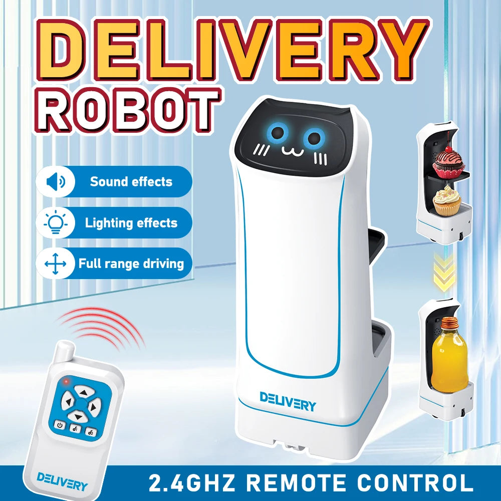 Robot de Servicio a Control Remoto 2.4GHz con Luces y Sonido