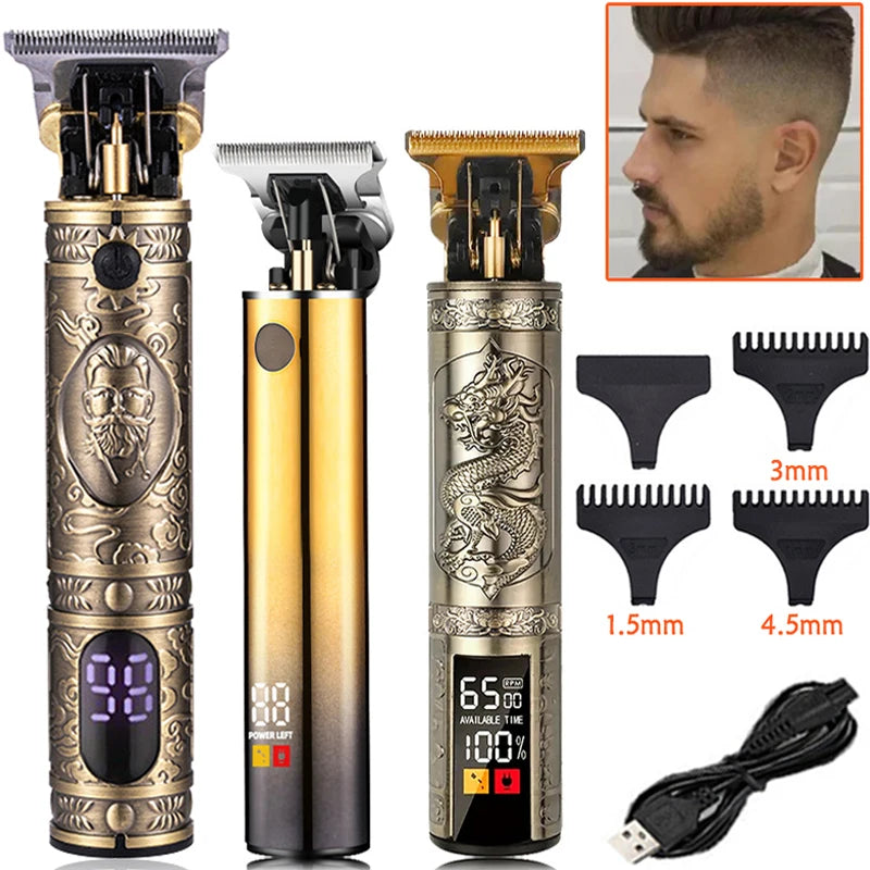 Cortadora de Pelo Eléctrica T9 USB para Hombre