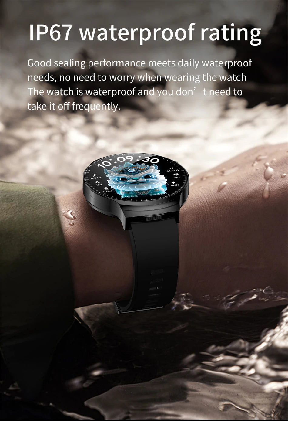 Smartwatch LIGE TWS 2 en 1 con auriculares Bluetooth y monitor cardíaco