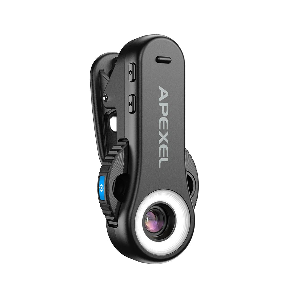 Microscopio APEXEL 3 en 1 40x/80x/120x con Luz LED para Celular