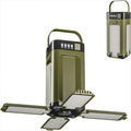 Lámpara Solar de Camping Recargable, Luces LED Portátiles, con Carga USB, Resistente al Agua IPX4, Batería de 12 Horas